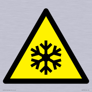 W010 Warning: Low temperature/freezing conditions